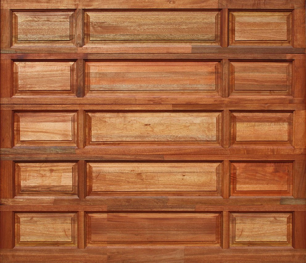 Single Wooden Garage Door - Tuscan