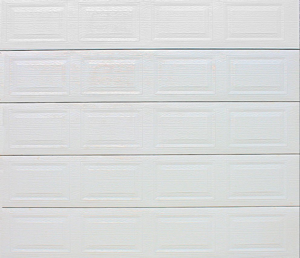 Aluzinc 20 Panel White Single Garage Door - Galaxy Doors Pretoria